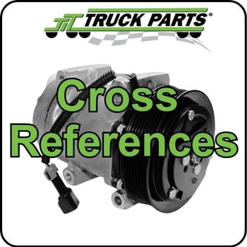 semi truck hvac compressor cross references chart