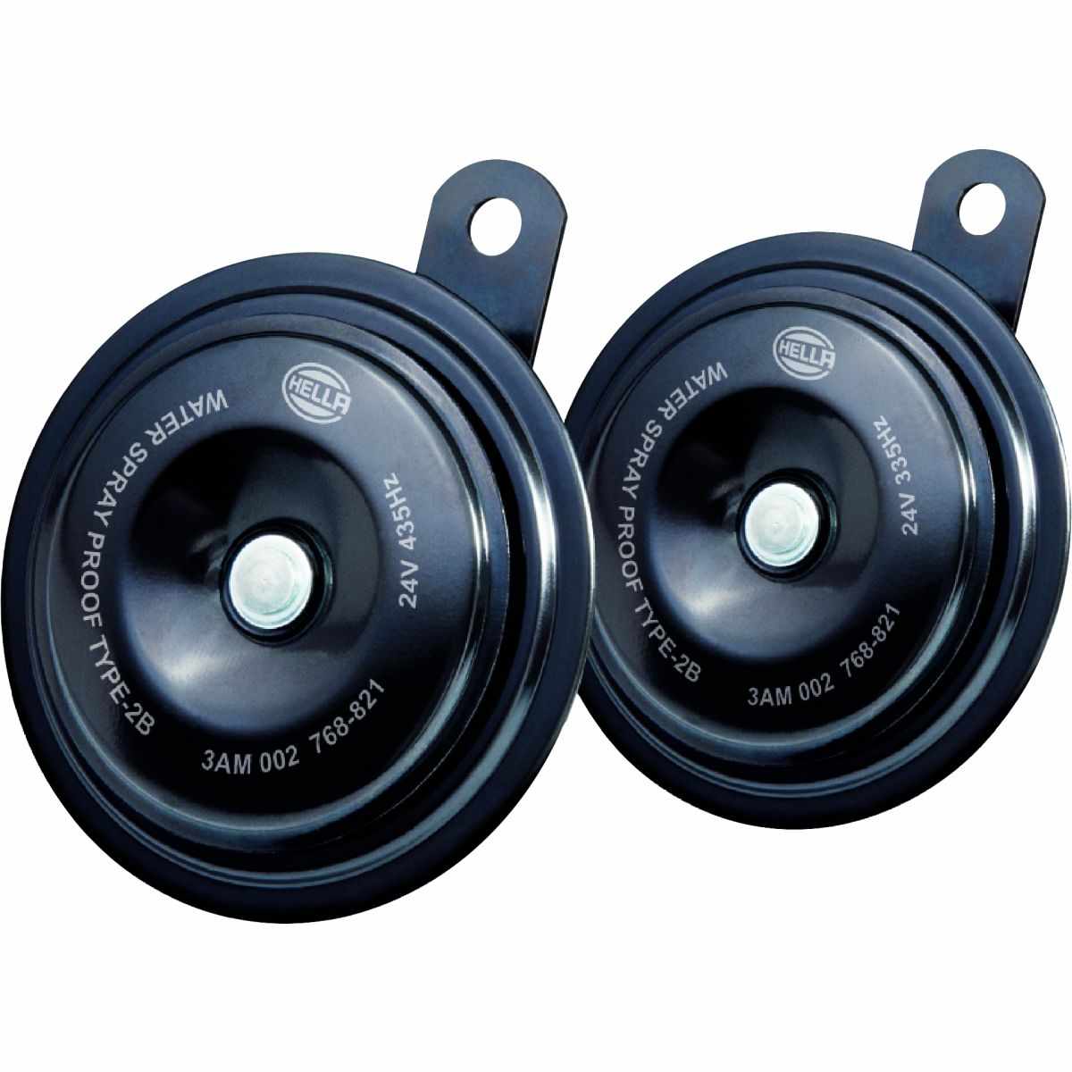 パーツ Martin 002768821 - Hella Inc. - Horn-Kit-Bx-Blk-Disc-92Mm-24V