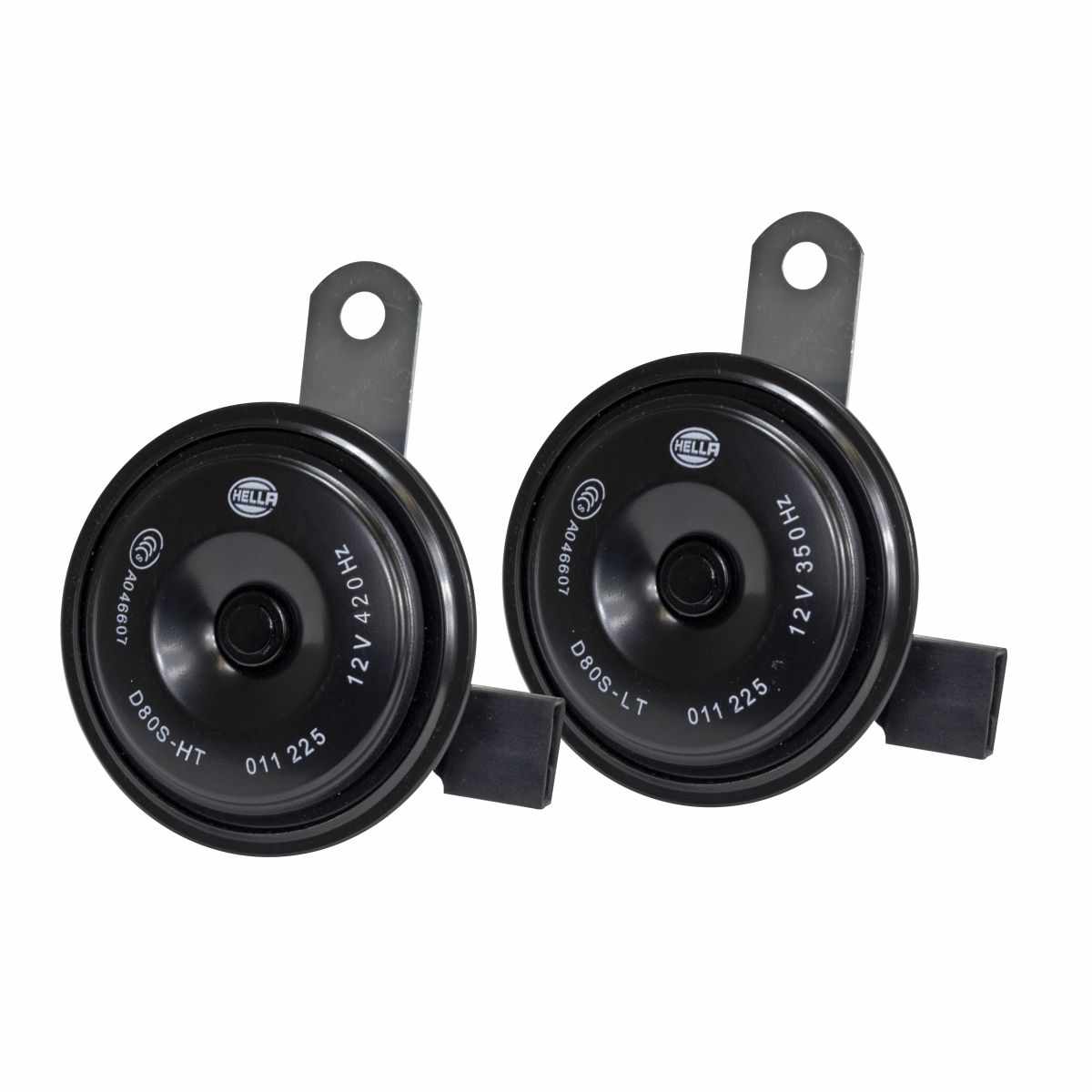 パーツ Martin 011225891 - Hella Inc. - Horn-Kit-Bx-Blk-Disc-77Mm-12V