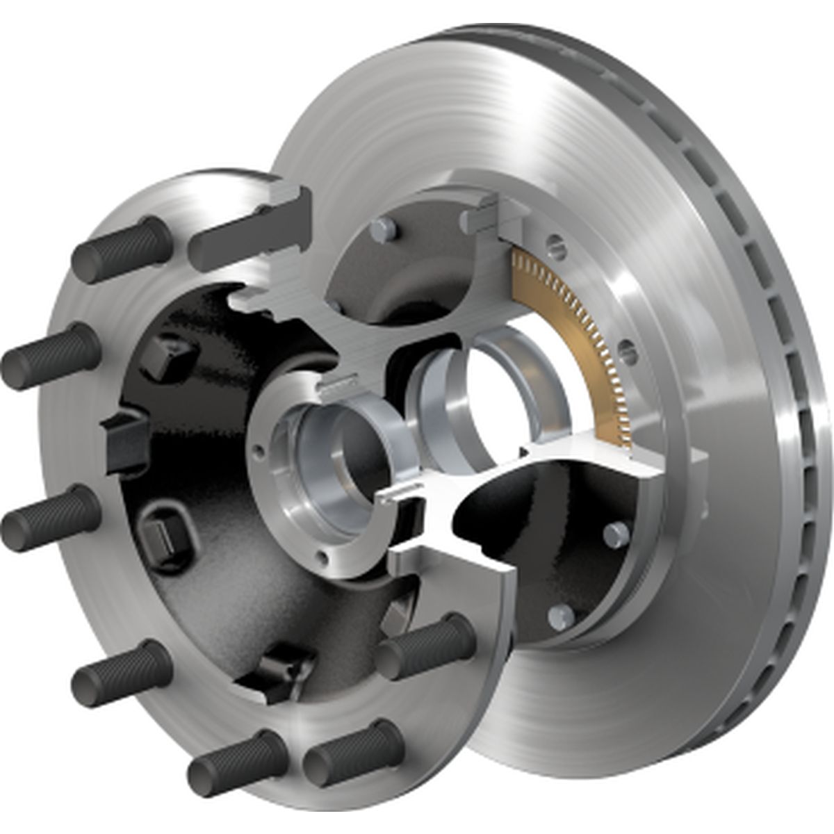 10082922 - Con Met - Conmet Hub And Rotor Assembly Fc Front