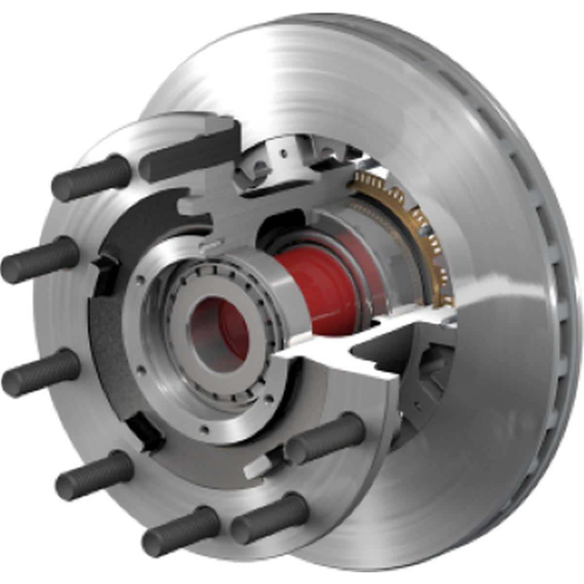 10083147 - Con Met - Conmet Preset Hub And Rotor Assembly Fl Front 