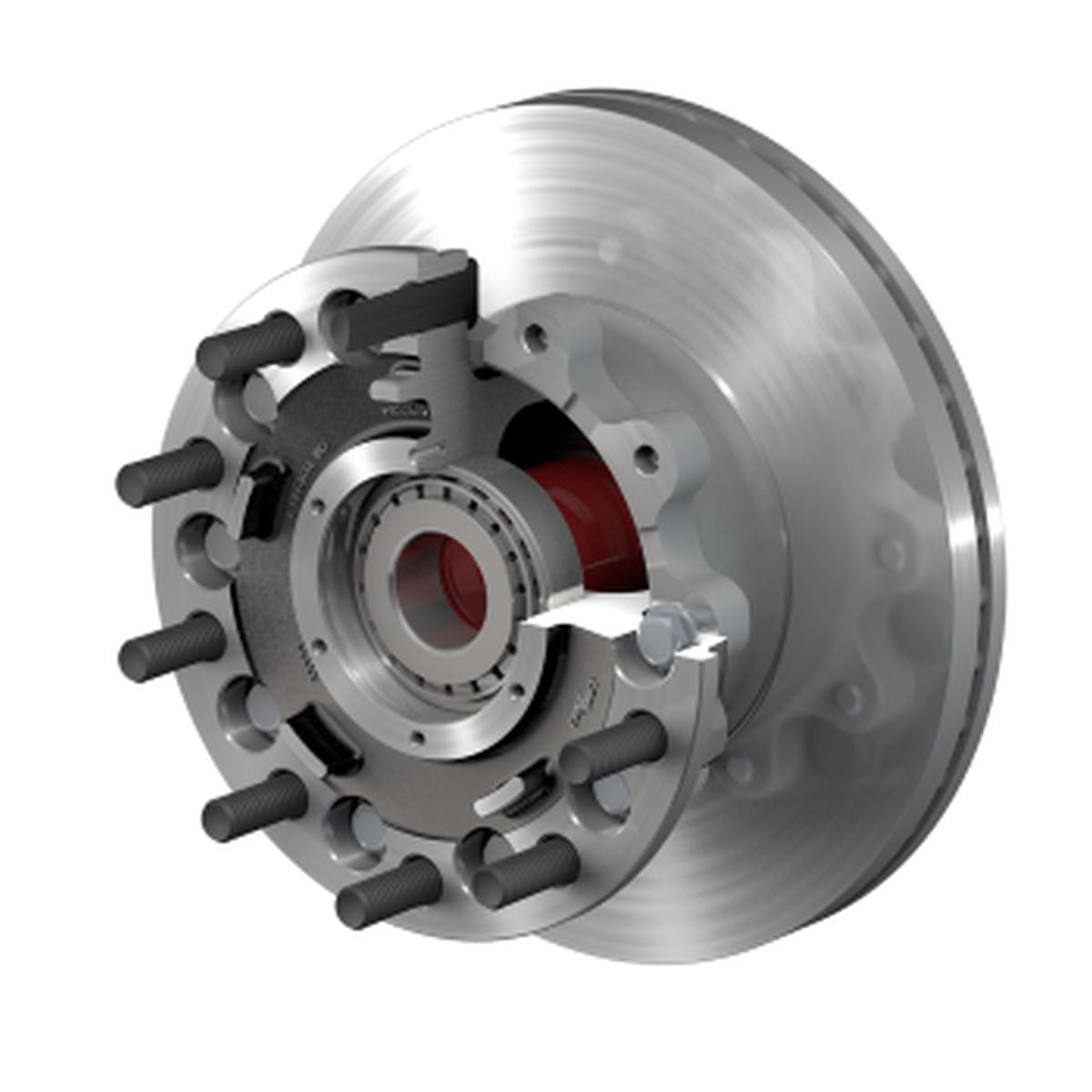 10083224 - Con Met - Conmet Preset Hub And Rotor Assembly Fl Front 