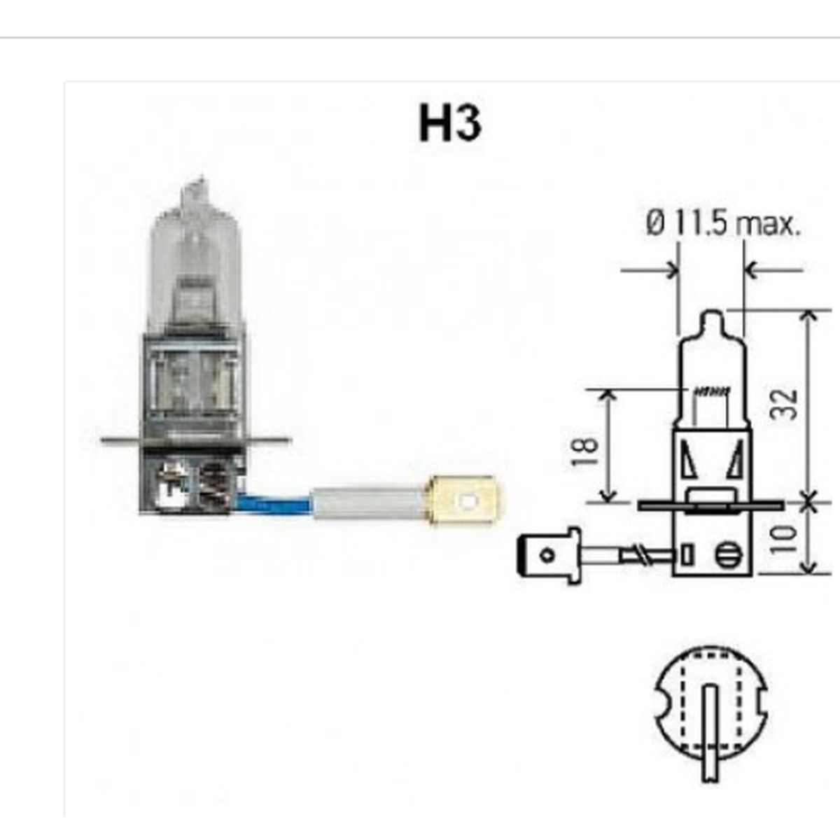 178555241 Hella Inc. H3 24V 70W Pk22S