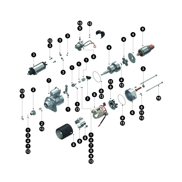 19011400 - Delco Remy - Motor 29Mt 12V