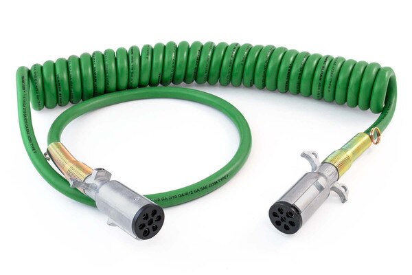 4Da17 - Tramec Sloan - Cable, Abs, Coil, 7-Way, Strt, Zinc, Abs Green ...