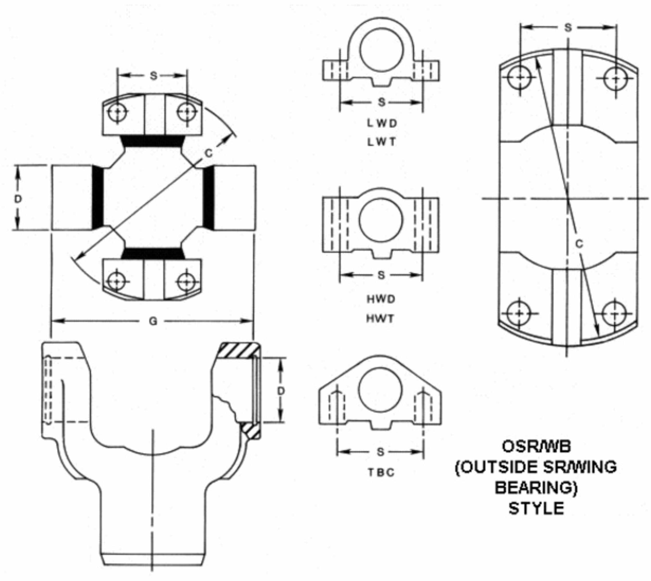 5-291X - Dana - Universal Joint