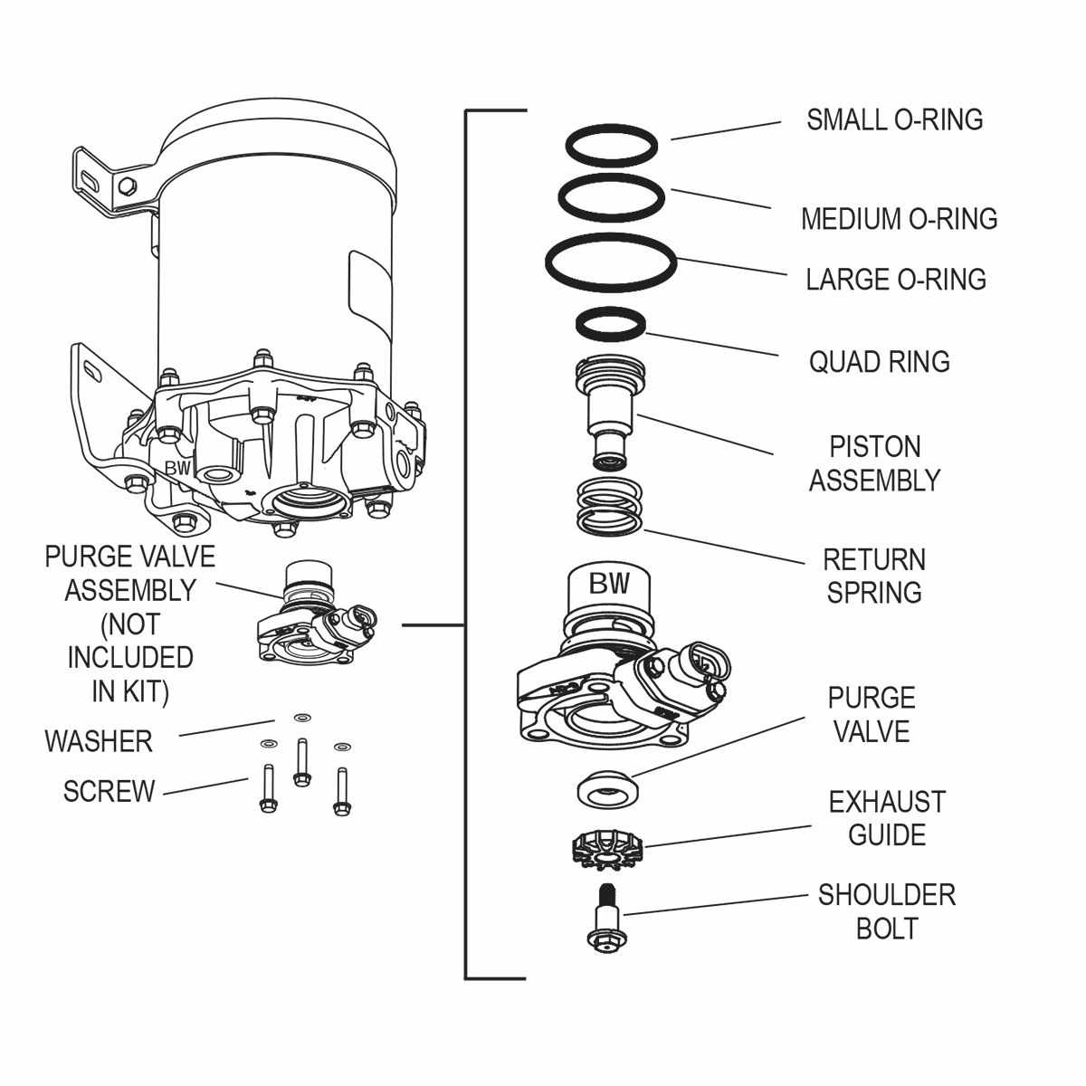 5004341X - Bendix - Reman Kit-Ad9 Rx Prg 12V 