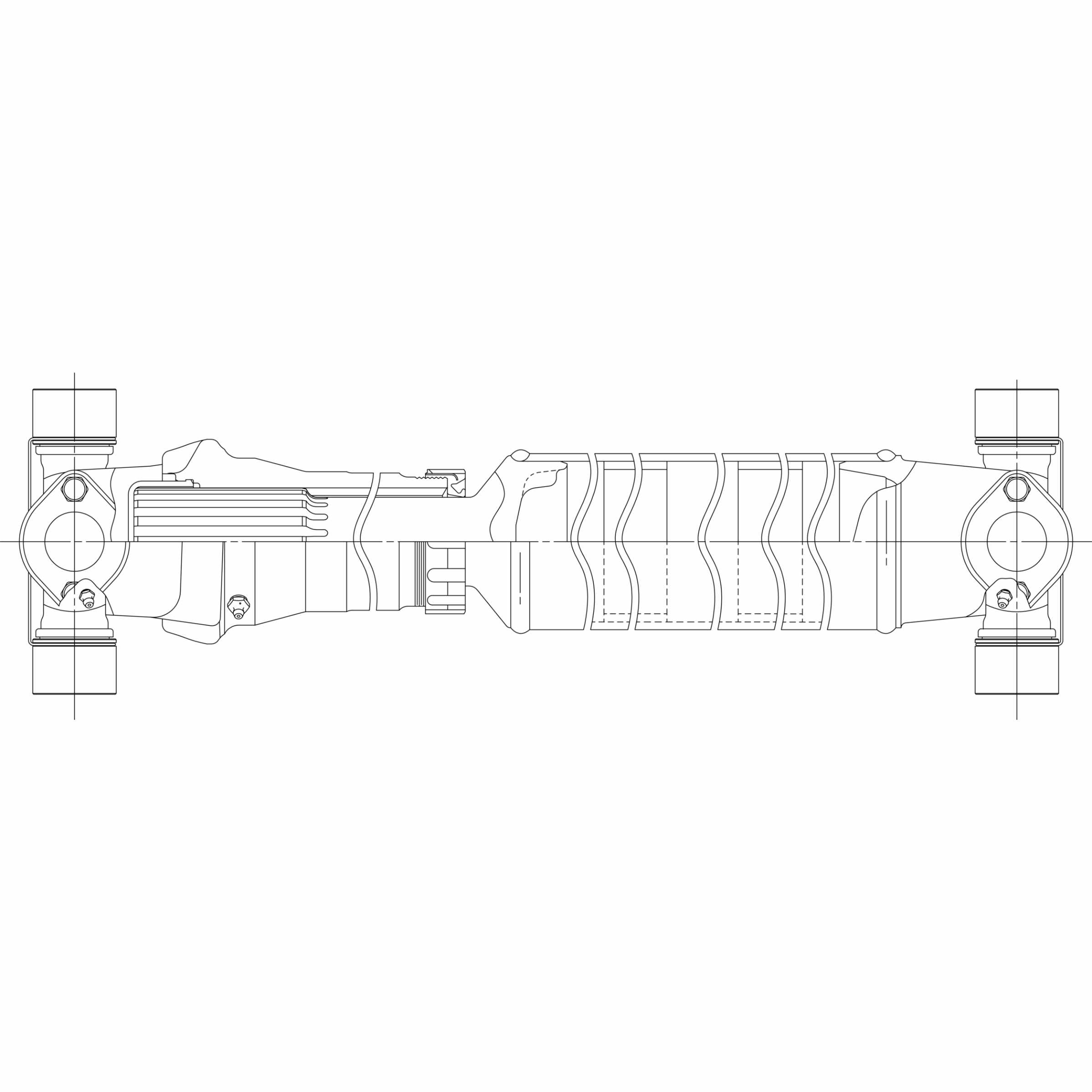 805358-0626 - Dana - Driveshaft