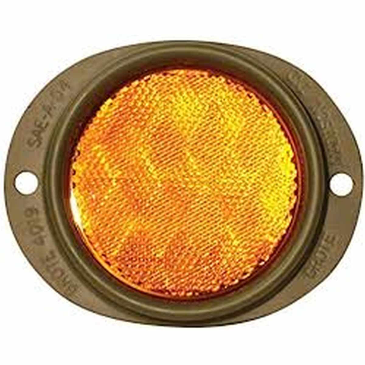 38灯　BGO イエロー 82553 - Grote - 3 In. Lens Yellow 2-Hole Mount Reflector Lens