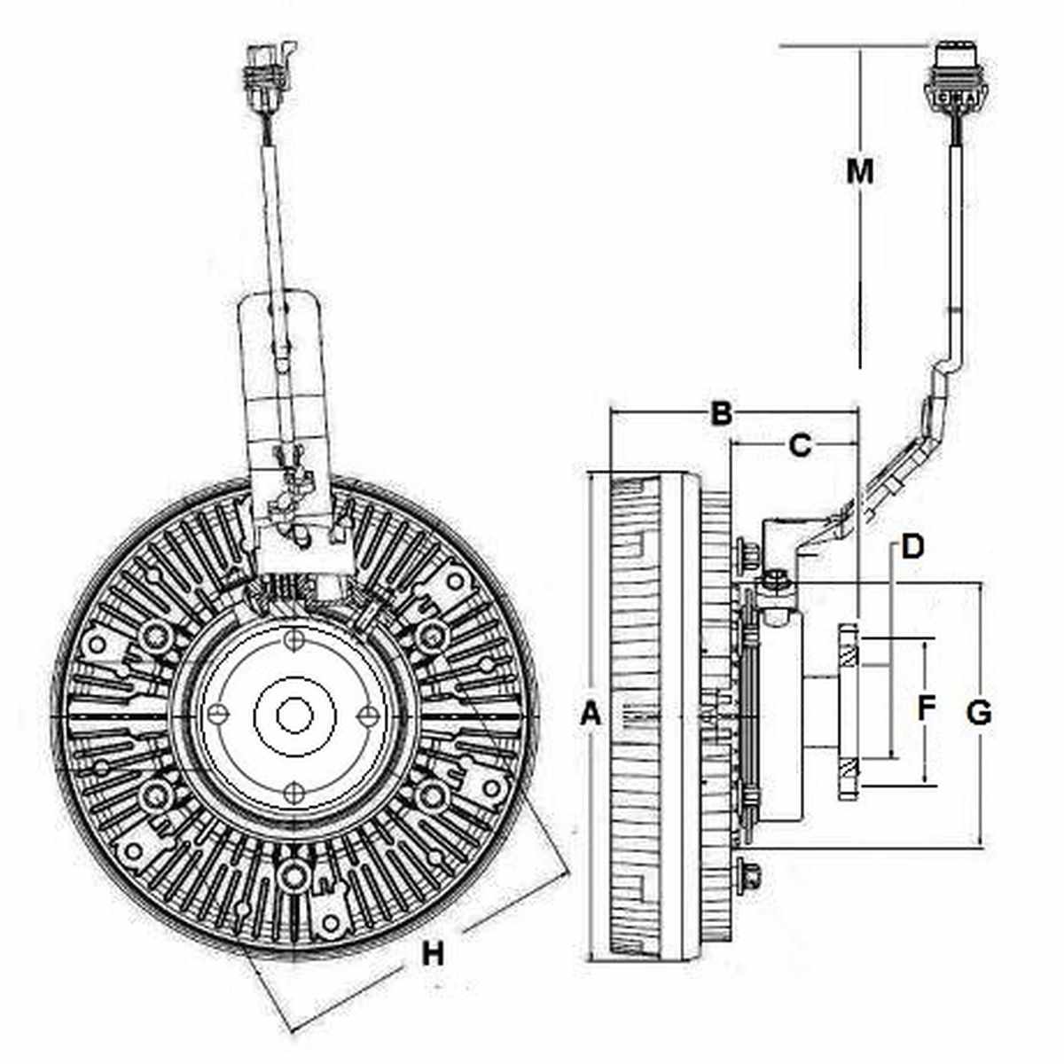 Horton Freightliner Fcc Vmaster Fan Clutch - 9904088
