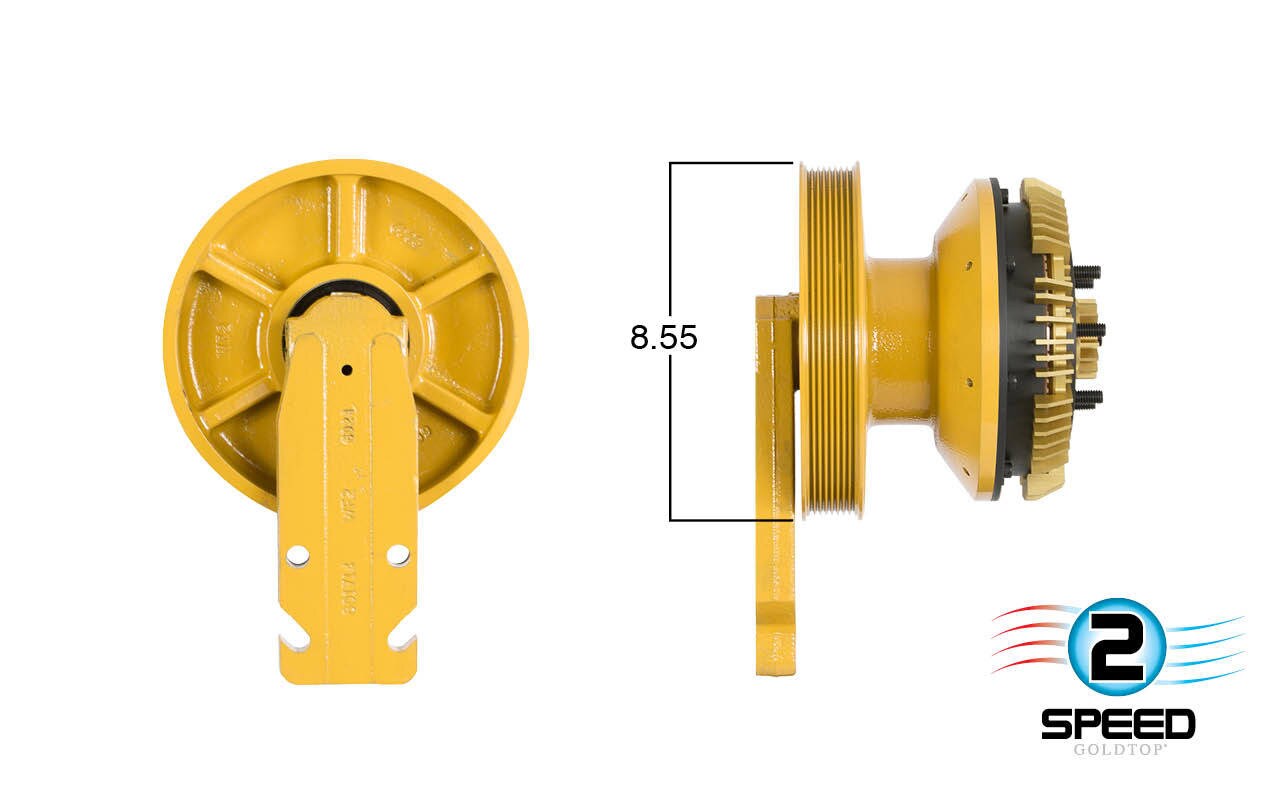 99873-2 - Kit Masters - 2 - Speed Re-Manufactured Fan Clutch 2.56 