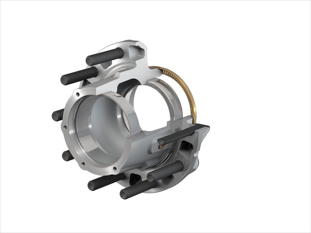 A9041003-002 - Autocar - Hub Asm Fr Alum Abs