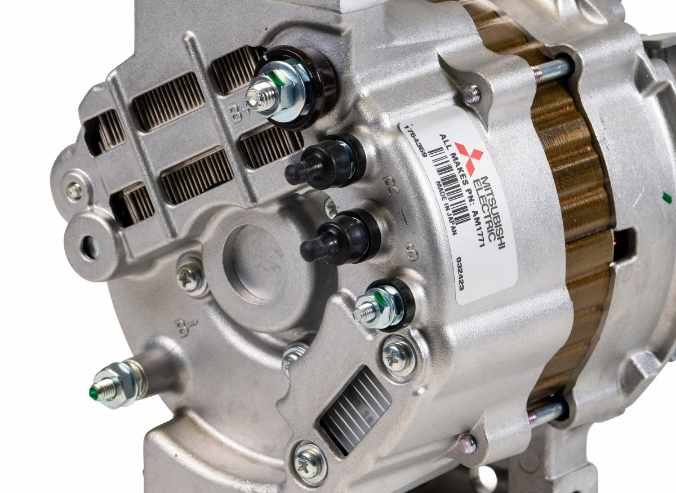mitsu AM1771 Alternator from Mitsubishi, 12V Pad Mount 160A