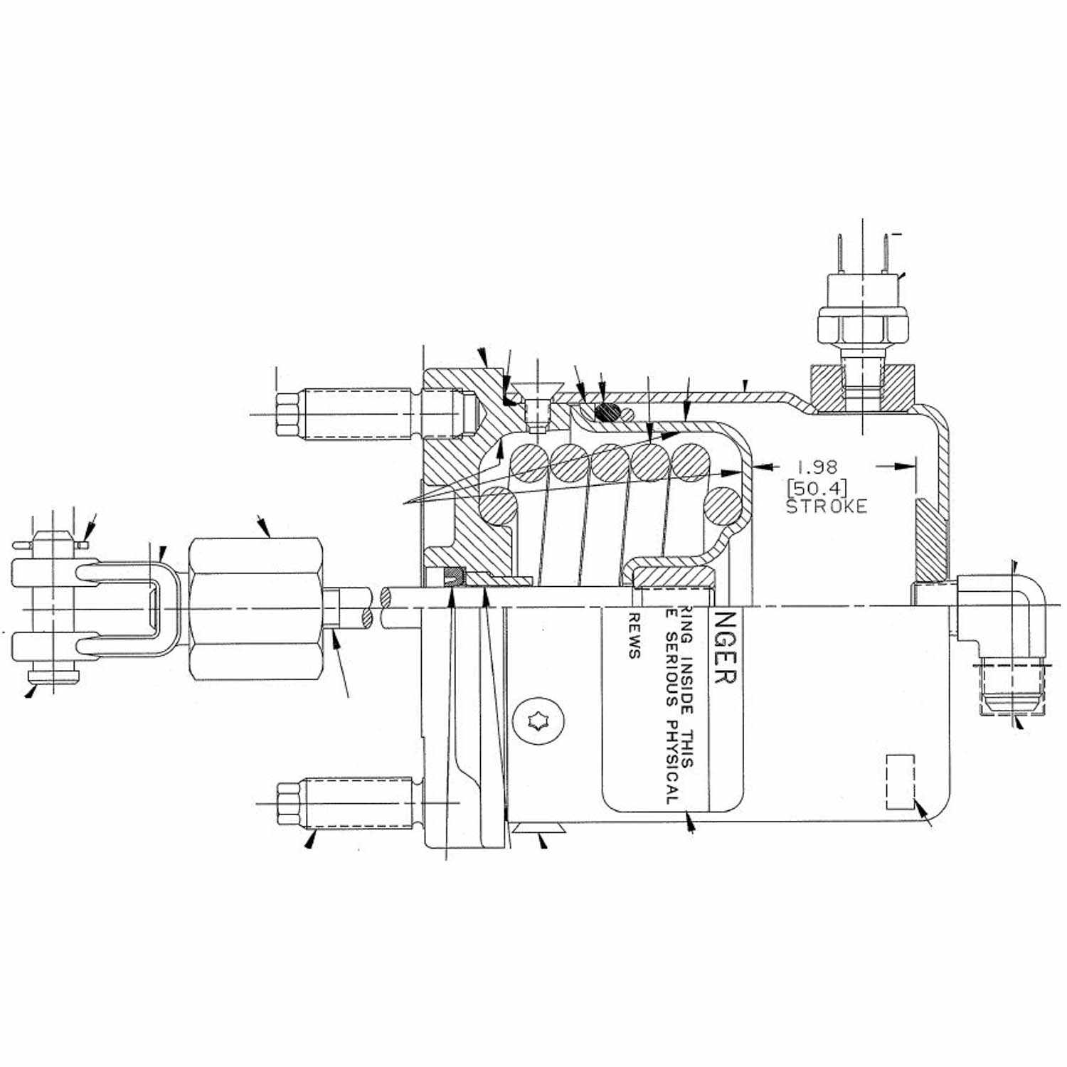 N34002 Haldex Brake Chamber Hr Maxi Hr2Pt04