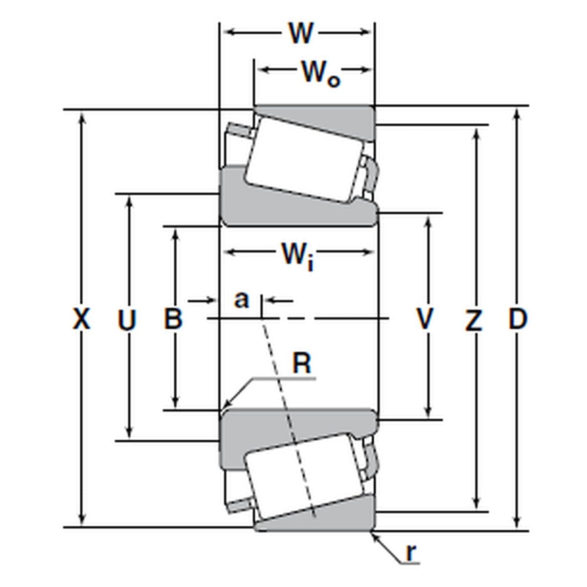 SET415 - NTN Bearing - Cone & Cup 3.5In X 1.5625 In