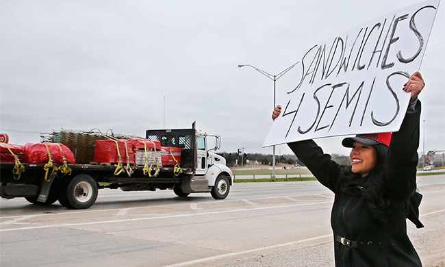 Truckers are heroes during the pandemic