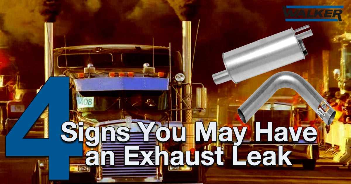 4 Signs You May Have an Exhaust Leak