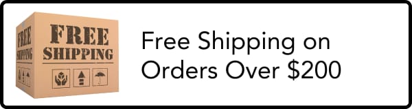 Free Shipping on orders over $200
